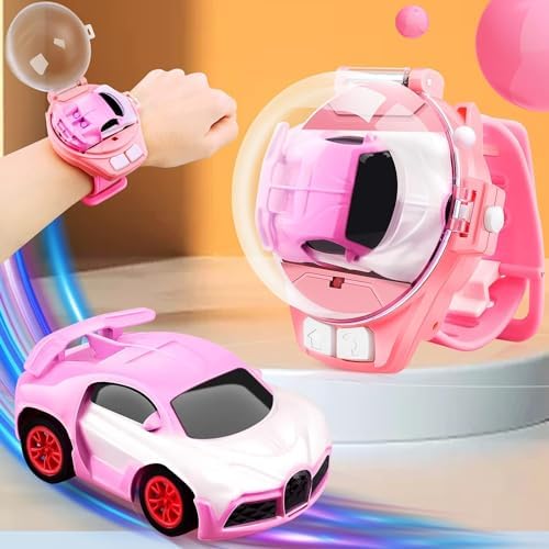 2024 New Mini Remote Control Car Watch Toys, 2.4 GHz Cartoon RC W...