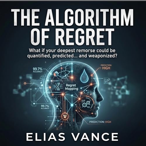 Diseño de la portada del título The Algorithm of Regret