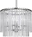 Crystorama 394-CH_CEILING Contemporary Modern Four Light Ceiling Mount from Bleecker collection in Chrome, Pol. Nckl.finish,