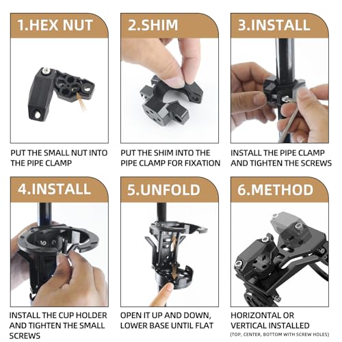 WaClaw Folding Bottle Holder for Motorcycle, Bicycle - Image 6