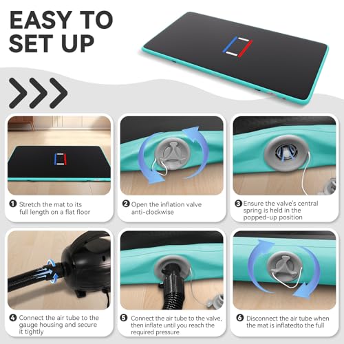 FBSPORT Inflatable Wrestling Mat 13ft /10ft /5ft, Outdoor and Indoor PVC Jiu Jitsu Mats, Gymnastics Training Mat Foldable for BJJ, MMA, Martial Art, Boxing, Grappling and Judo by FBSPORT - Image 8