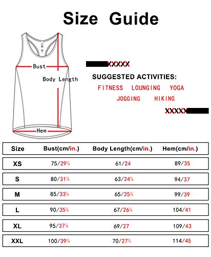 Icyzone Workout Racerback Tank Tops For Women - Womens Activewear Tops, Yoga Athletic Muscle Tanks (M, Orange) #TOP5
