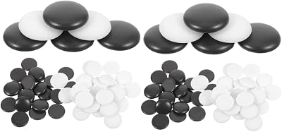 YARNOW 720 Pcs Go Piece Travel Assocories Playset Accessories Travel Chess Craft Chess Piece Board Game Pieces Weiqi Go Pieces Small Go Chess Pieces Chess Game Small Craft Chess Stones