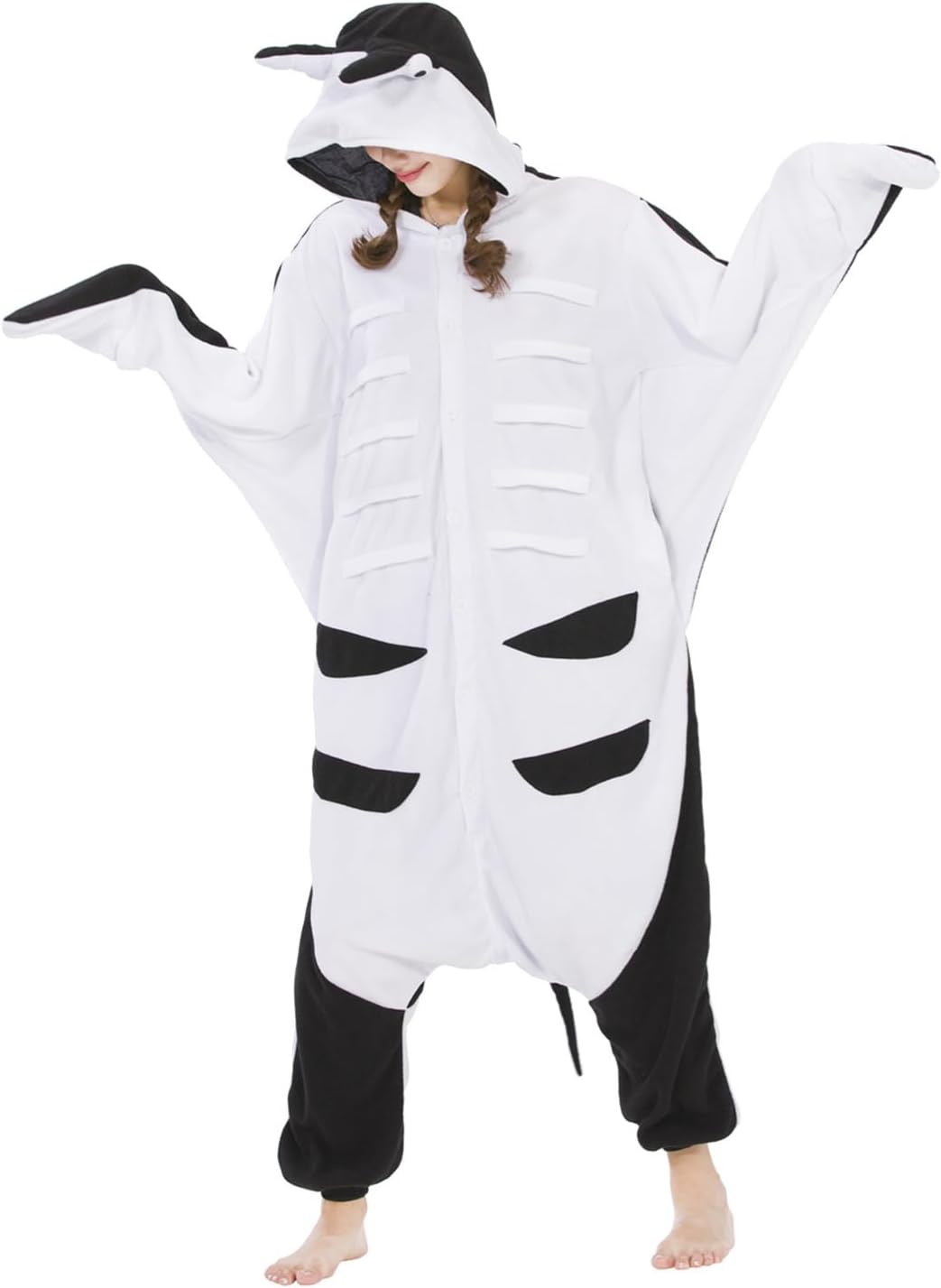 CuteOn Adult Onesie Animal Pajamas One-Piece Cosplay Halloween Costume Christmas Sleepwear for Women Men