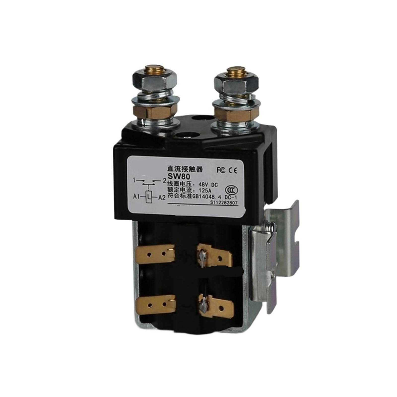 TPKMVGAP SW80 SW80P CZW100A CZWP100A ZJW100A DC 12V 24V 36V 48V 60V 72V 84V 1NO DC Contactor(SW80,48V)