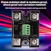 Solid State Relay Dual Channel DC Control Dual Channel AC Single Phase SSR 24-480VAC Solid State Relay 58 x 44 x 28mm(40A)