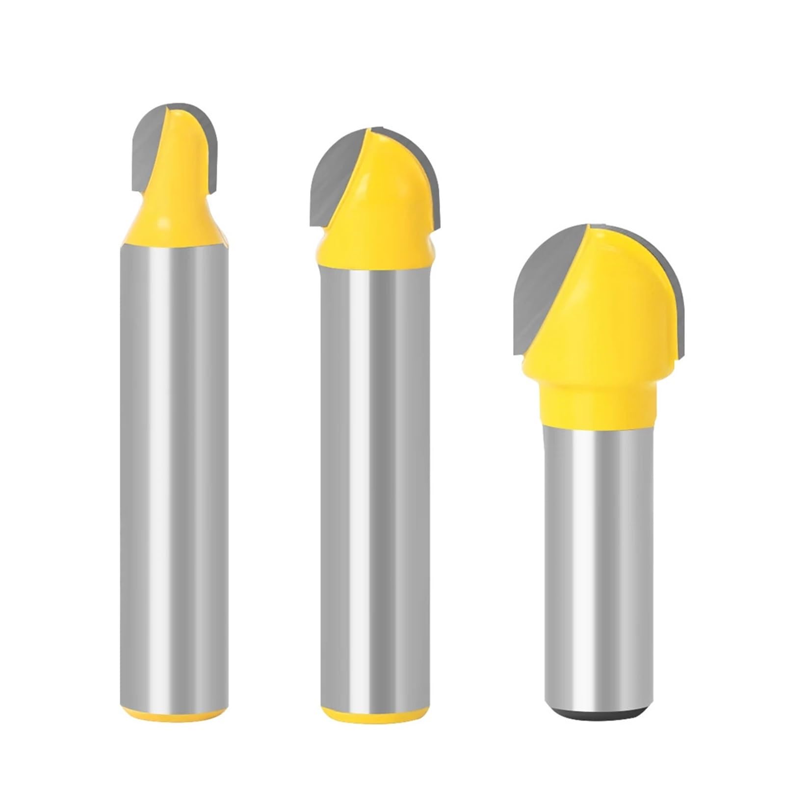 Epaknhgd 3Pcs 8Mm Shank 1/3Pcs 8 Shank Double Edging Router Bits For Wood Cove Bit Tungsten Carbide Woodworking Endmill Miiling Cutter(3Pcs 8Mm Shank)