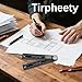 Tirpheety Digital Angle Finder Protractor, 3rd Generation Quick Display Angle Gauge Ruler, 7-Inch (200mm) Professional Measuring Tool for Woodworking, Carpentry, and Construction(plastic）