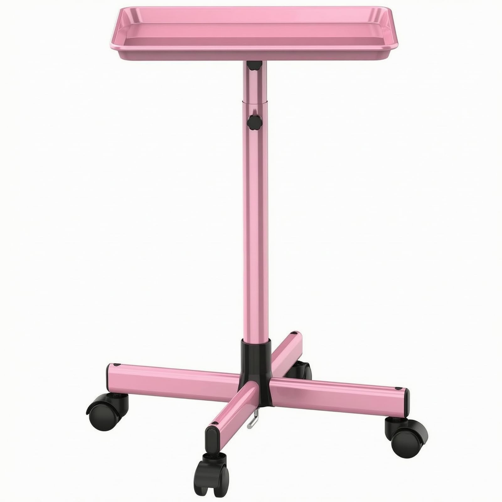 Organizador para Salon con Superficie Trabajo Rectangular y Base Giratoria con Ruedas para Equipos Pequenos en Entornos Cuidado Personal