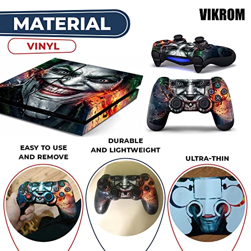Joker Vinyl Skins Ps4 Controller Skin - One Skin Console Sticker One Games Console Skins Protective Vinyl Skin Decal - One Skins For Console Avenger Stickers Ps4 Controller Sony #TOP2