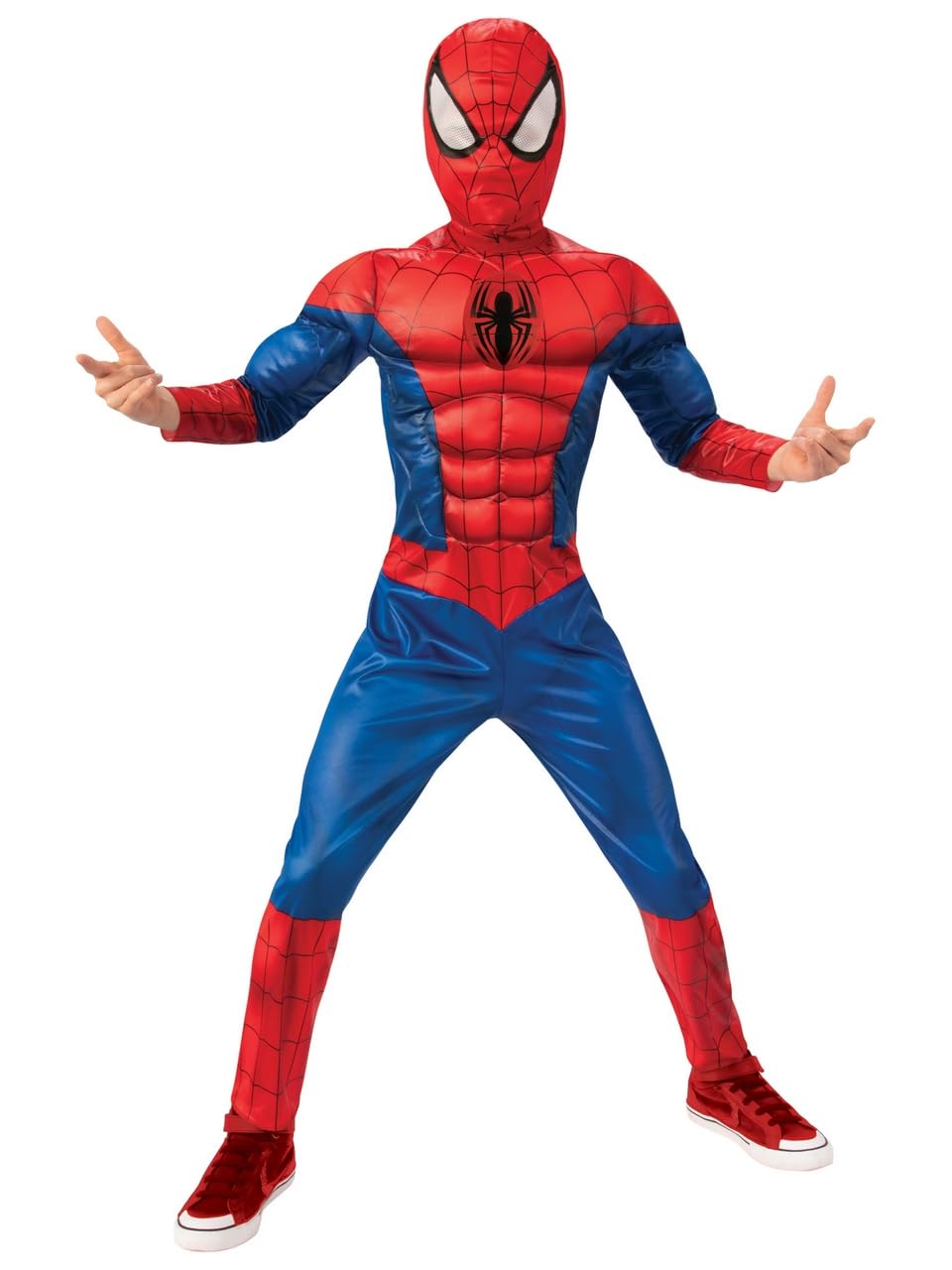 Rubies Costumes Marvel Spider-Man Deluxe Child Costume, Large 7-8 Years