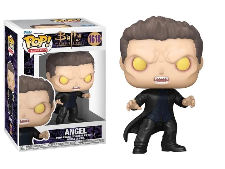 Funko Buffy The Vampire Slayer + Pop Protector: Pop! TV Vinyl Figure (Gift Set Bundled with ToyBop Brand Box Protector Case) (Angel Vampire Transformation #1618/80156)