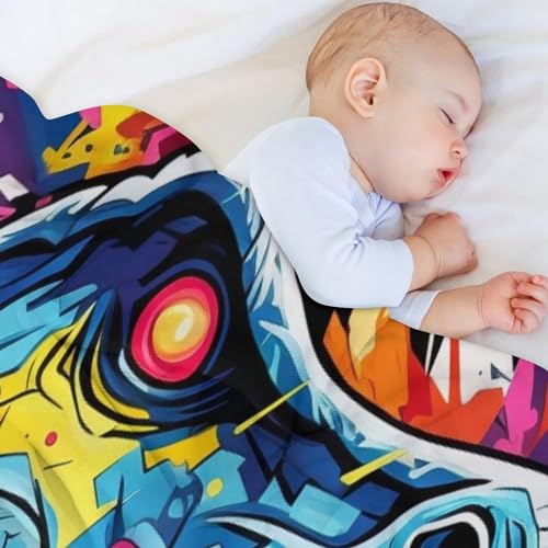 Plaid canapé chaud dinosaure couverture lit flannel douce grand format 150x200 cm - 5