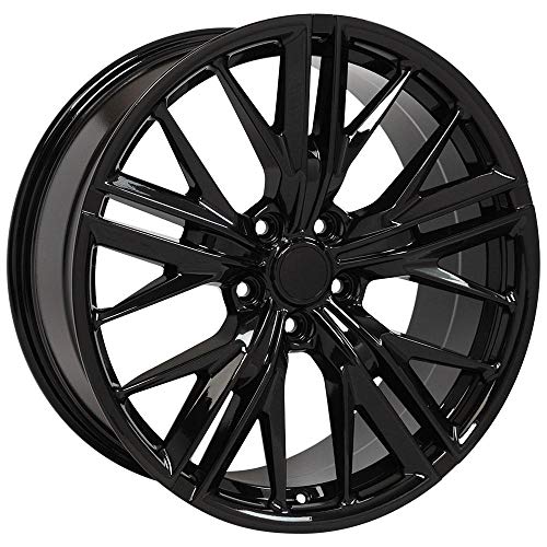 OE Wheels LLC SET-CV25-20085-20095-5120-40B Camaro Wheel