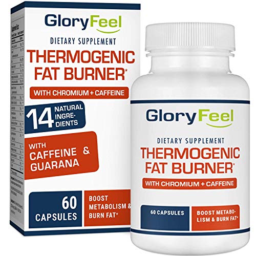 Gloryfeel Thermogenic Fat Burner - Weight Loss Supplement, Appetite Suppressant, Energy Booster