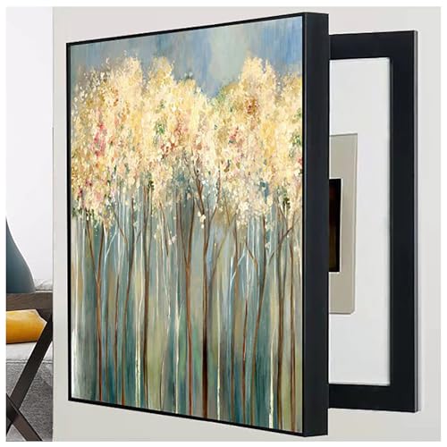 Cubierta decorativa de panel eléctrico que transforma fusibles en arte de pared