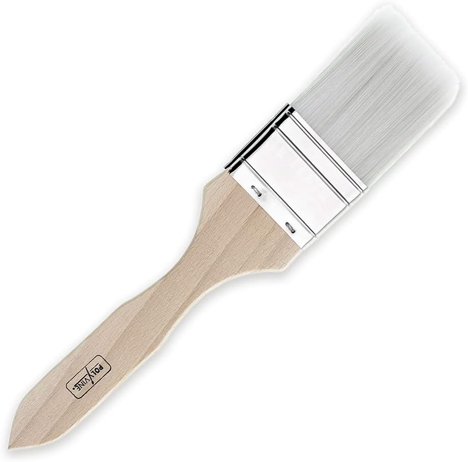Polyvine Varnish Brush for Oil and Water Based Varnish (1 inch
