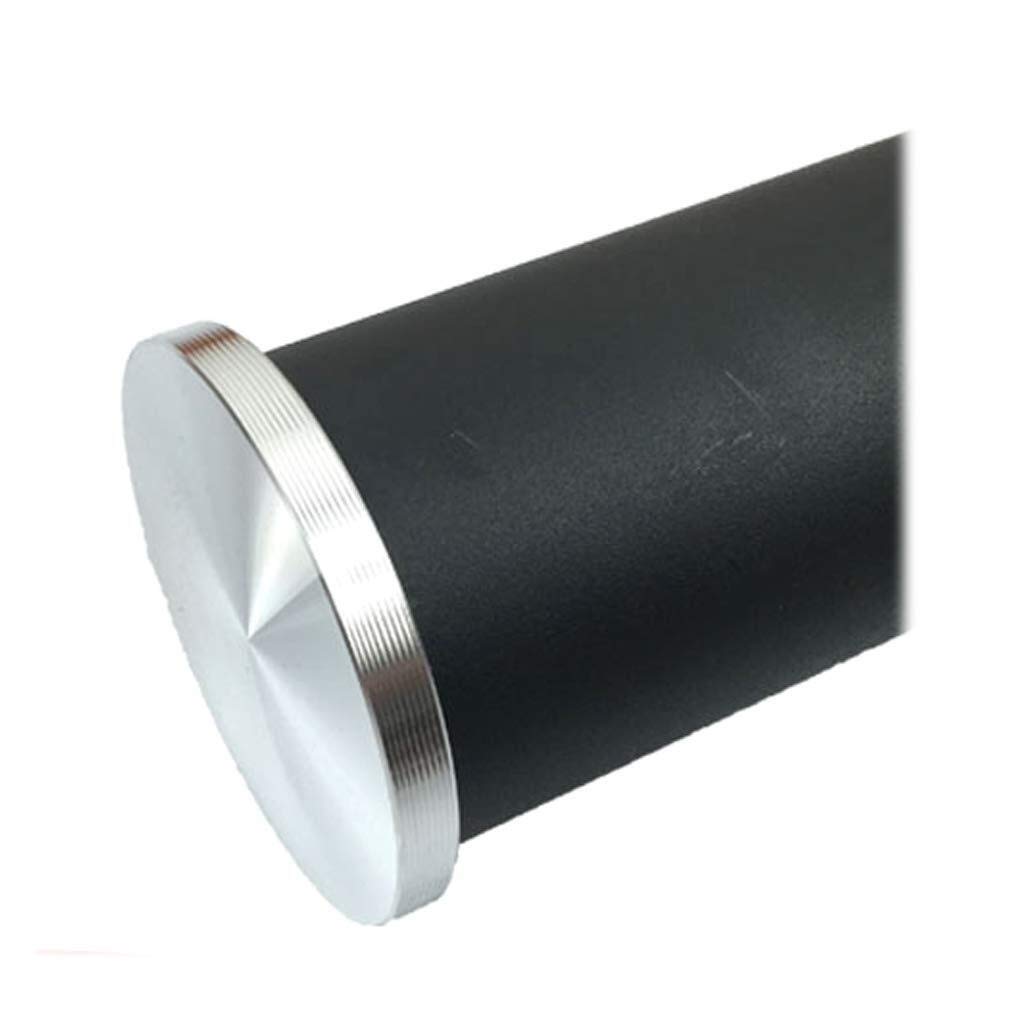 Patas Negras Ajustables para Muebles con Tubo Grueso para Mesa de Vidrio, Mesa de Centro, Mesa de Bar, zócalo de Aluminio, Varilla de Soporte de 66-70 cm.