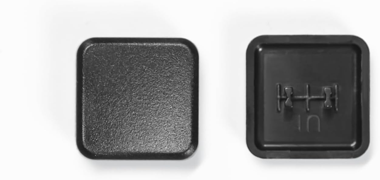 Chocfox Low Profile PBT Keycaps, 18.1mm x 18.1mm, 40-Pack 1U,Ink Black, for Kailh Chocolate Switch Mechanical Keyboard