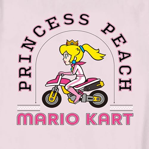 Image of Nintendo Girls Princess Peach Shirt - Mario, Zelda, Kirby, Princess Peach and Donkey Kong Girls Short Sleeve Tee