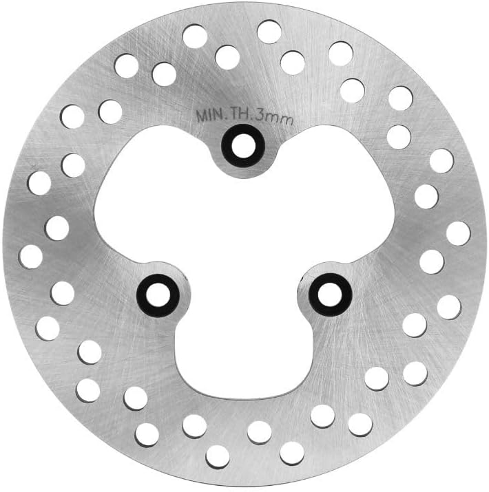 cyclingcolors Brake Disc Motorcycle Scooter Moped Compatible with Peugeot Kisbee Front Outer Diameter 170 mm Inside 46 mm 3 Holes