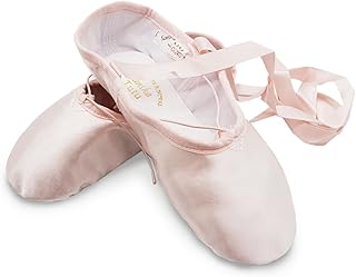 [Dance-nets] Sansha サンシャ リボン付き サテンバレエシューズ4SR フルソール