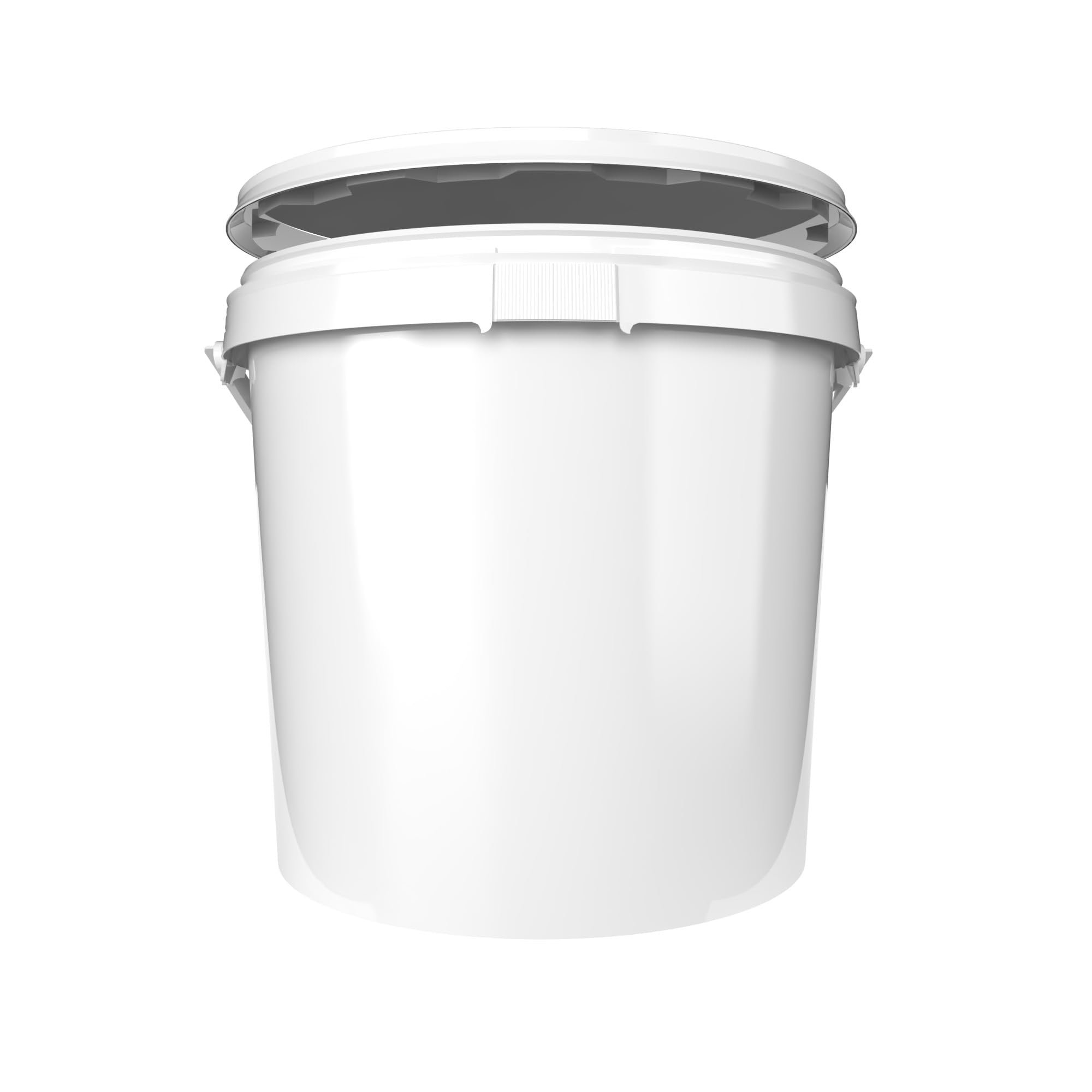 Lot De 20 Seaux 4L Avec Couvercle - Alimentaires Transparents Pour Stockage Hermétique