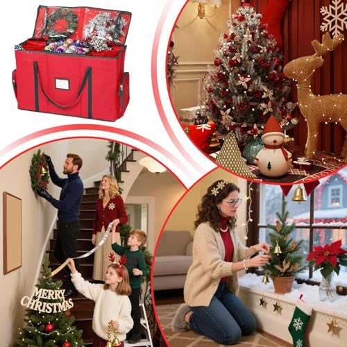 Sac de rangement pour sapin de Noël imperméable grand format - 6