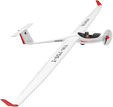 RC Glider 6 Channel | Remote Control Airplane | RTF Ready to Fly | Rc Planes for Adults, Remote Control War Plane | with 4023/850KV Brushless Moto Parkflyer Adults