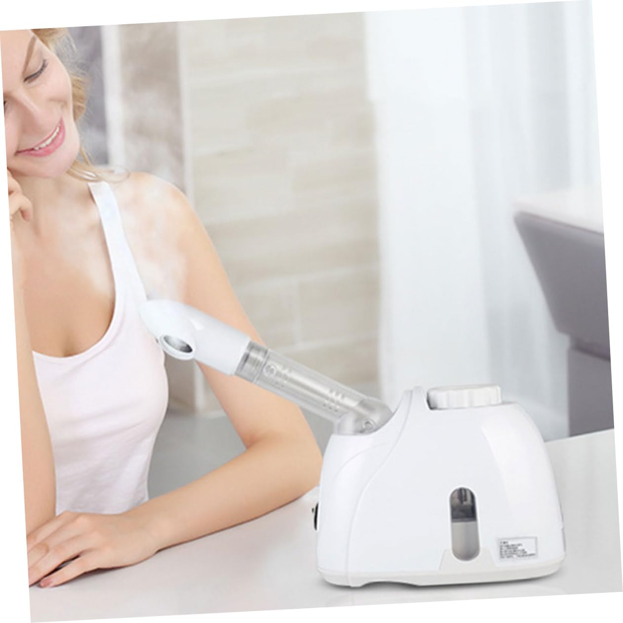 Healeved Facial Portátil, Humidificador de Vapor para Tratamientos Faciales, Hidratación Profunda, Diseño Compacto para Rutina Diaria y Aromaterapia
