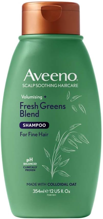 Scalp Soothing Haircare Volumising Fresh Greens Shampoo for Fine Hair 354ml
