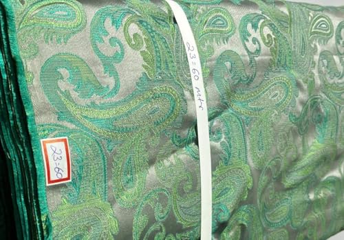 Taffetas jacquard 100 % soie structure parfaite sans plis - 5