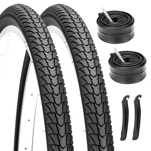 Hycline 700x38C Gravel Bike Tire Set, 2-Pack (40-622) Folding Puncture-Resistant