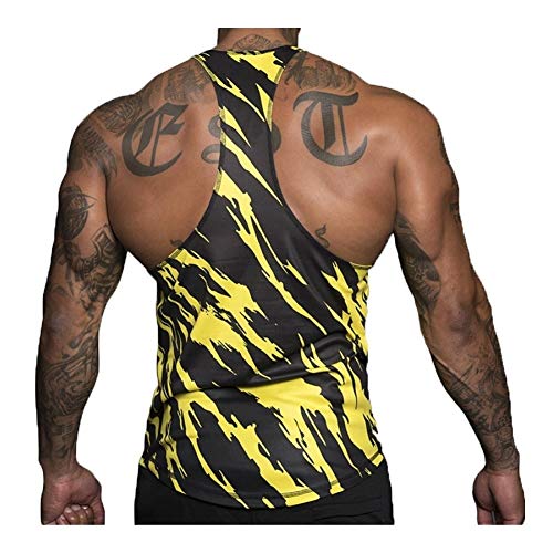 Gym Mannen Bodybuilding Camo Mouwloos Single Tank Top Spier Stringer Atletische Fitness Vest Tops Zomer Kleding Casual - Image 4