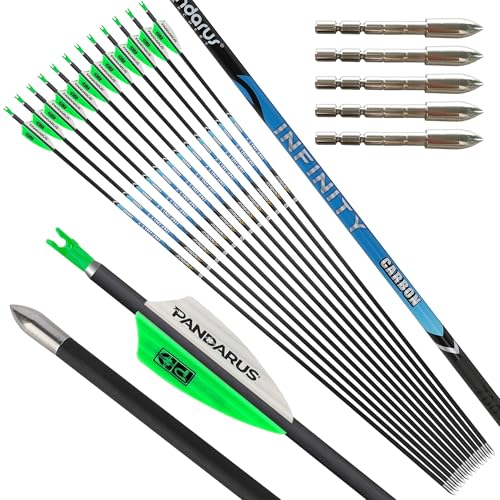 SHARROW �A�[�`�F���[���Z�p�s���A�J�[�{���A���[ �X�p�C��200-1500�̏����ȒY�f�� ID4.2mm���Z�p�J�[�{���� ���K�� ���J�[�u�{�E&�R���p�E���h�{�E�ɓK�p 12pcs (�Δ�, �X�p�C��900)