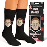 Major League Socks - NHL Ottawa Brady Tkachuk Ice Hockey Socks - Unisex Apparel for Hockey Fans, Perfect Holiday Gift for Athletes, Sports Enthusiasts & Collectors, Durable, Size 7-13