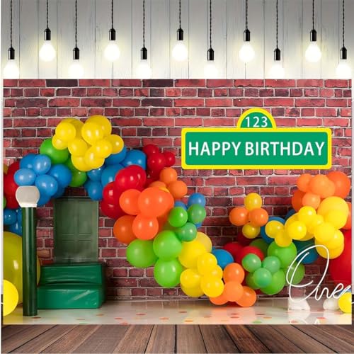 Fondo Fotográfico de Globos Coloridos 7x5ft miniatura 2