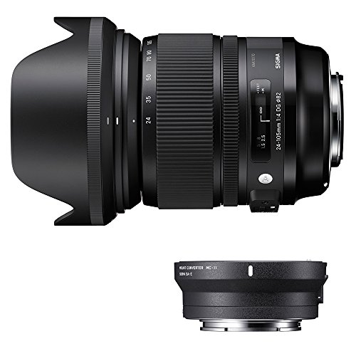 Sigma 635954_89E965 - Kit 24-105 mm F/4 Art EOS + MC-11, Color Negro