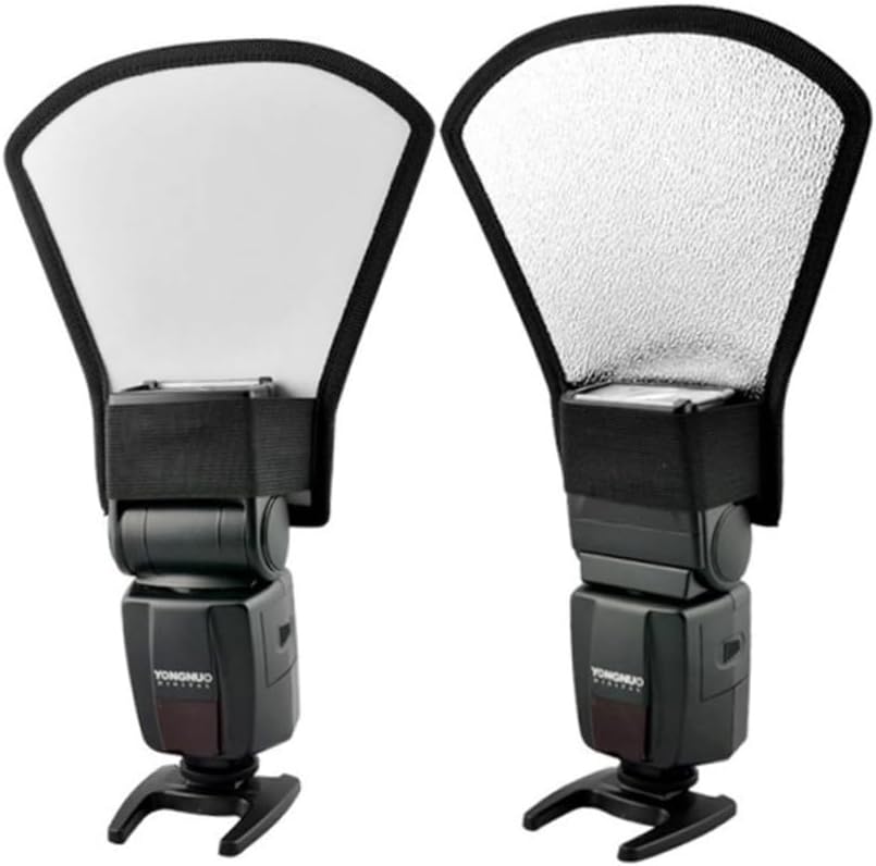 POPETPOP 2pcs Flash Diffuser Softbox Light Reflector for Photography Strobe Light Photography Accessory Soft Box Stretchy Band Olympus