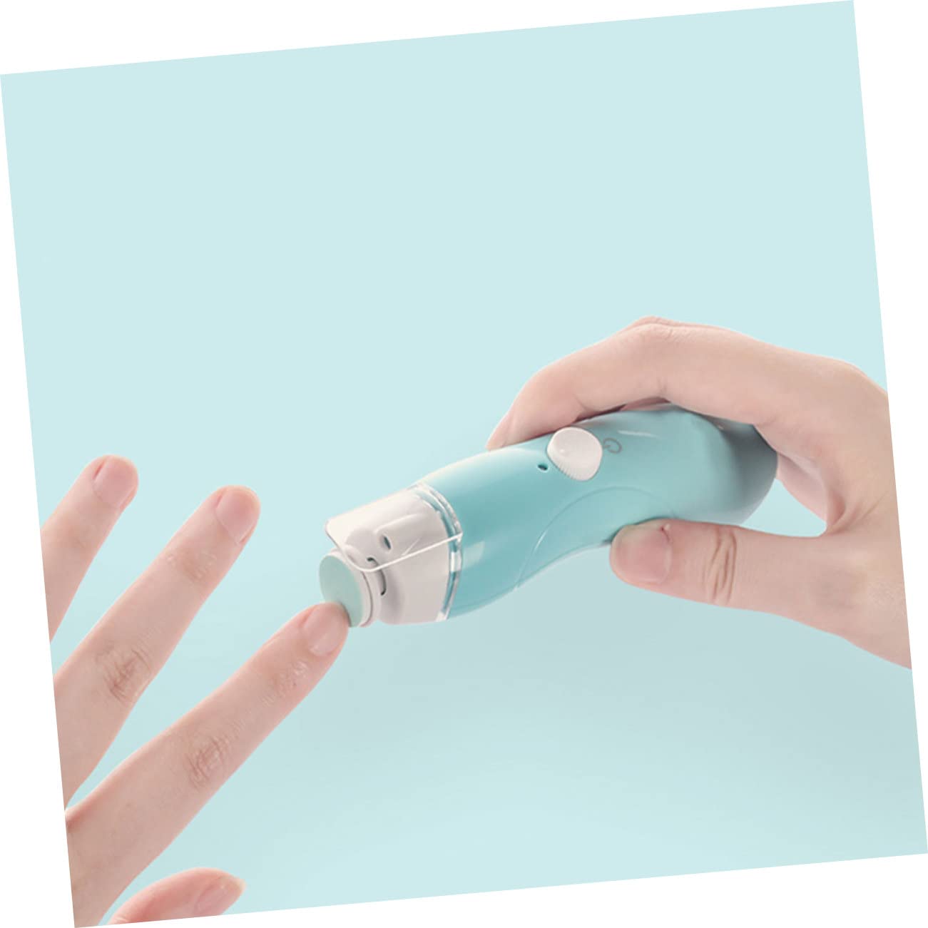 ibasenice 90piezas Almohadillas De Reemplazo Para Cortaúñas Eléctrico De Bebés Cabezas De Molienda Seguras y Duraderas Para Cuidado De Uñas De Recién Nacidos