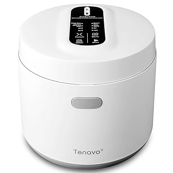 Tenavo Smart Mini Rice Cooker 3 Cups Uncooked,1.6L Rice Cooker Small, Portable Rice Cooker Small for 2-4