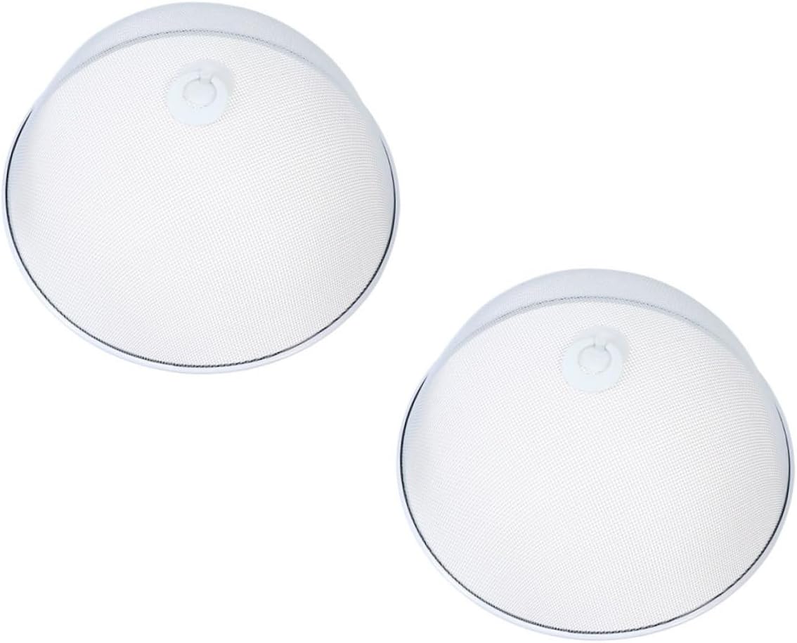 STOBAZA 2pcs Iron Food Covers Dustproof Food Tent Mesh for Outdoor Use Suitable for Parties and Picnics