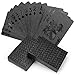 Carte da Gioco, 2 PCS Carte da Poker, Impermeabili Carte da Poker professionali in Plastica Nera, Carte da Poker Impermeabili Diamante Carte da Gioco Strumento Professionale per Trucchi Classici