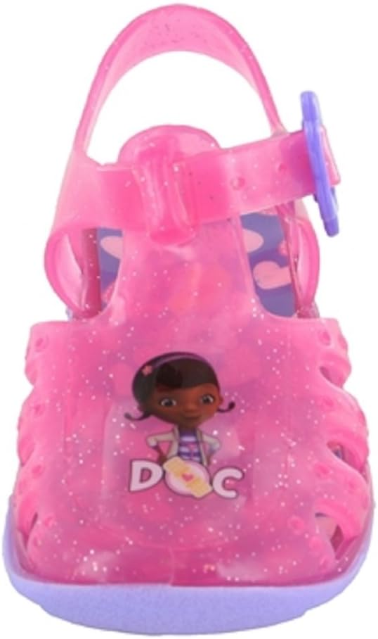 Girls Doc McStuffins Woodcroft Jelly Sandals in Pink (9 Child UK)