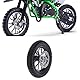 Akozon Hinterrad, 12,5 X 2,75 Zoll Mini Pocket Bike Hinterrad Ersatz für Coolster 2 Takt Mini Dirt Bike QG-50