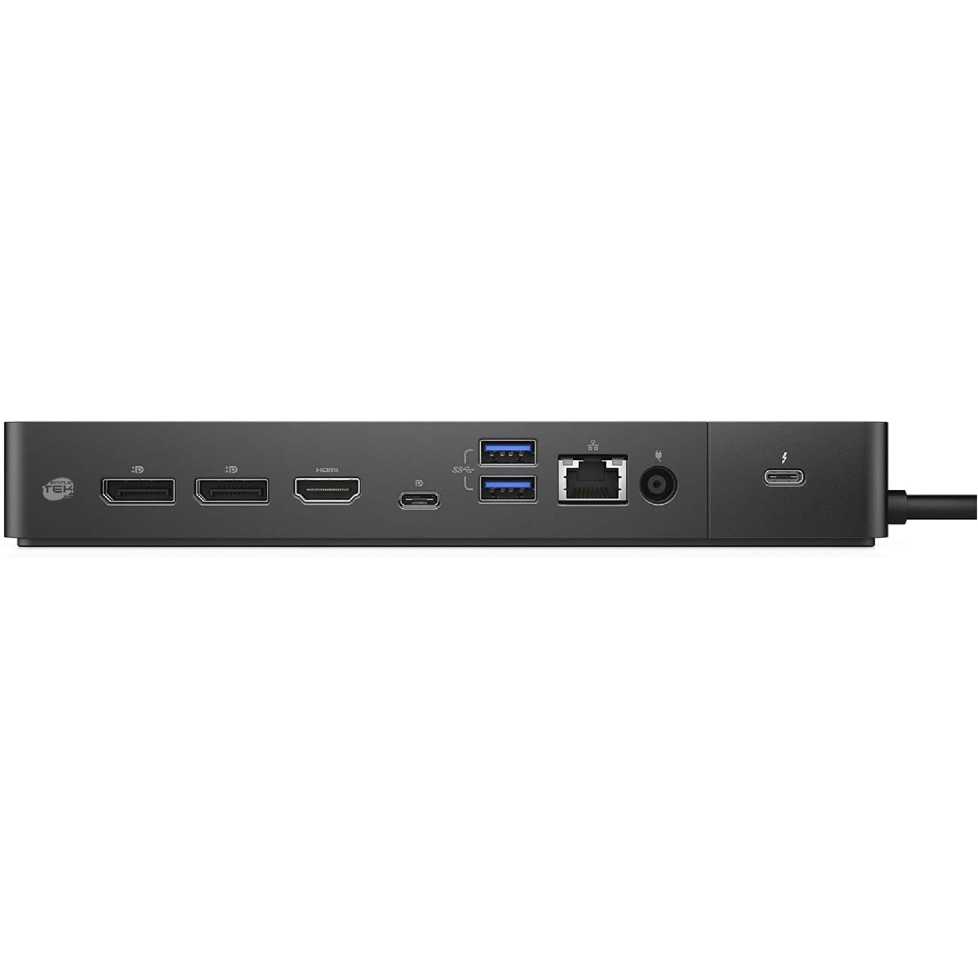 SIMPLETEK - Stacja dokująca Thunderbolt 3 kompatybilna z Dell G5 15 5587 5590 G7 15 7588 7590 Optiplex 7060 | w zestawie zasilacz 180 W (odnowiony)