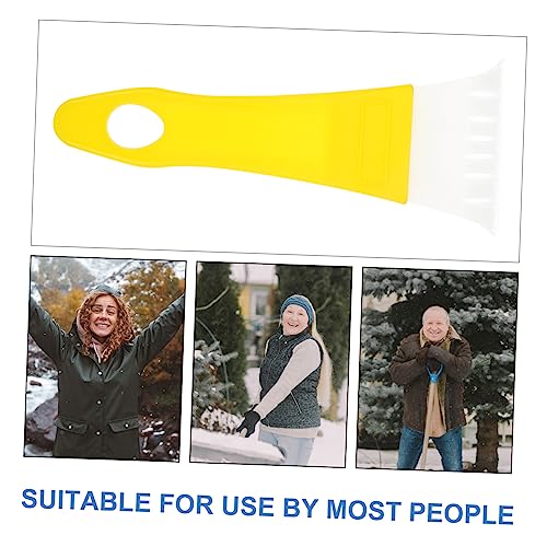 FONDOTIN 2pcs Snow Shovel Car Garbage Can Bin Freezer Defroster Snow Brush Car Electric Snow Removal for Cars Car Trash Can Outdoor Indoor Car Ice Between Car Accessories Made Abs re-usable