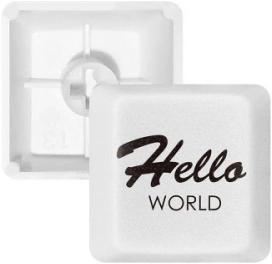 DIYthinker Programmer Interface Hello World Keycap Mechanical Keyboard PBT Gaming Upgrade Kit