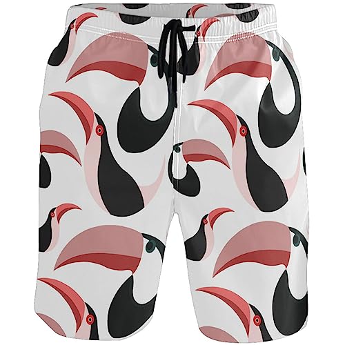 visesunny Mens Swim Trunks Quick Dry Board Shorts with Mesh Lining Hawaii Beach Shorts Funny Swimwear Bathing Suits