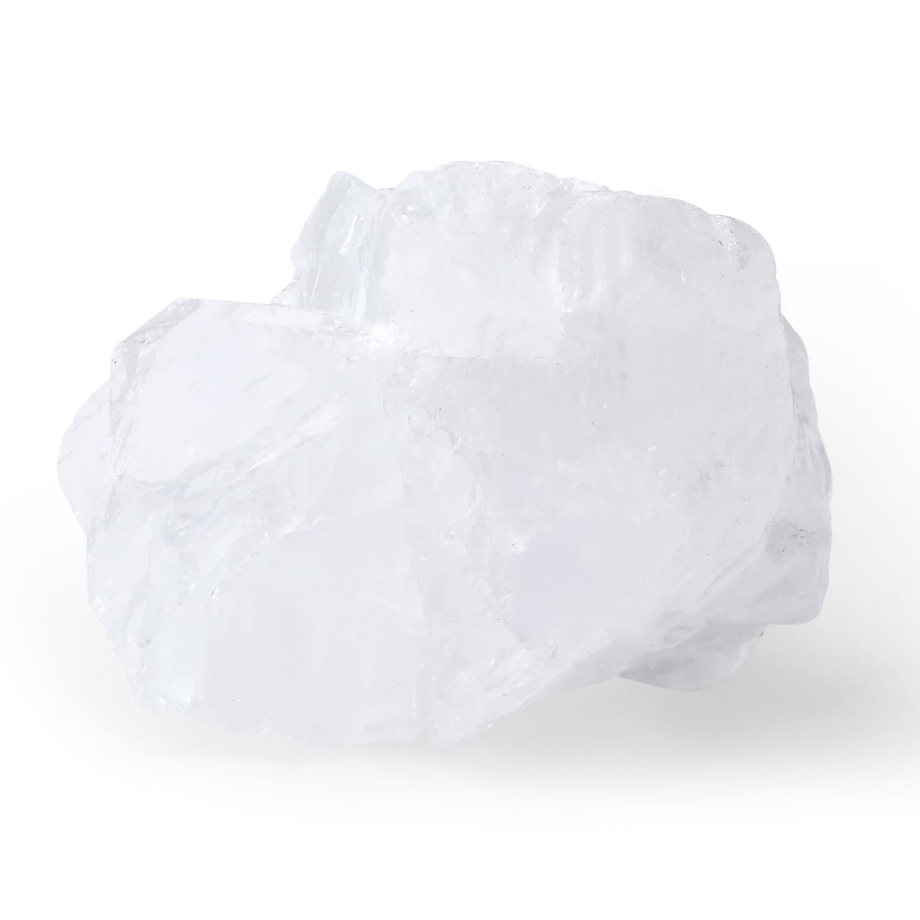 XIANNVXI Clear Quartz Crystal,1.77-2.17" Raw Clear Quartz Stone,Natural White Raw Healing Crystal Rock Rough Gemstone for Stone Lovers Beginners Collectors